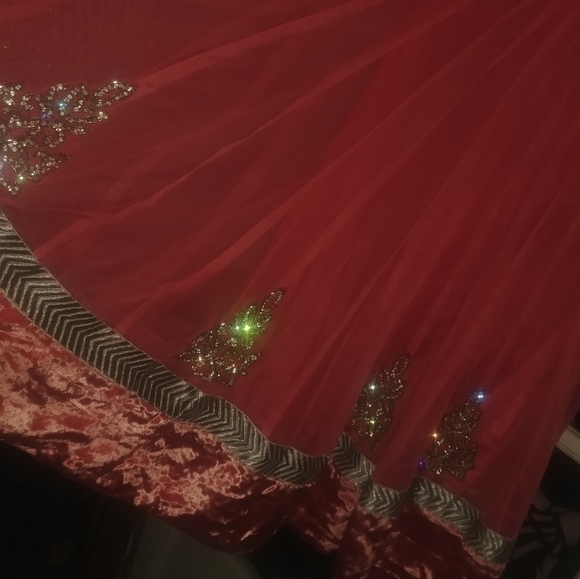 Hand sewn bedazzle dress - Picture 2 of 6